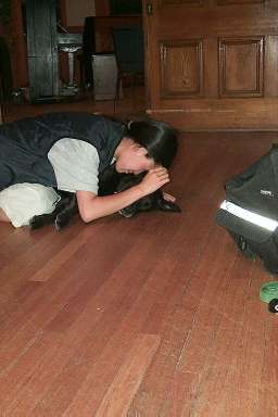 moley and ewee in church?!?