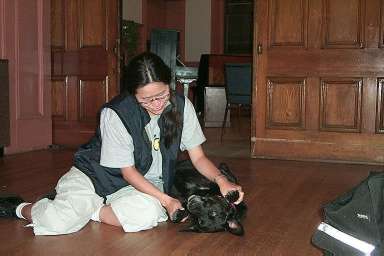 mo and ewee in church...